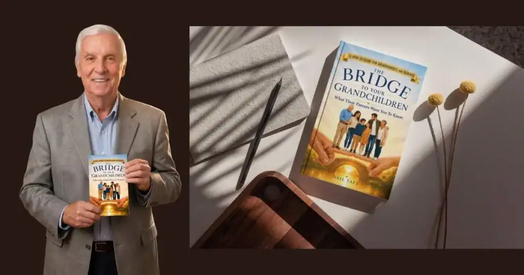 Neil Taft and his most recent published book on grandparenting titled "The Bridge to Your Grandchildren."